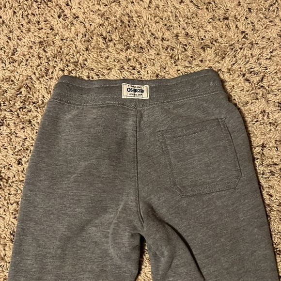 3/$10 Boys Oshkosh French Terry Pull On Jogger Pants Size 5 Gray - Picture 5 of 6